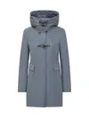 Fay Mini Toggle Jacket In Blue
