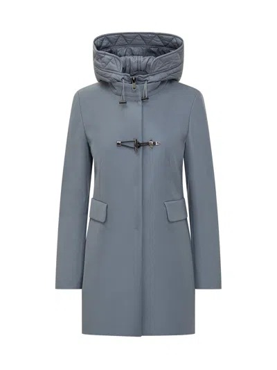 Fay Mini Toggle Jacket In Blue