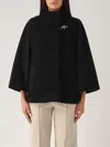 Fay Cappa Mix Materiali Con Gancio Jacket In Nero