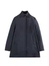 Fay Morgan Collared Coat In Blue