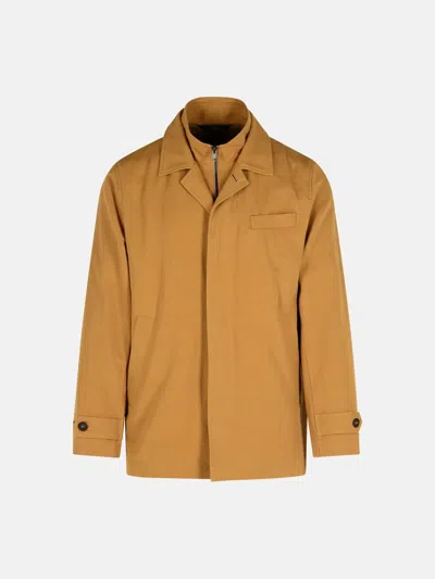 Fay 'morning' Beige Cotton Blend Jacket