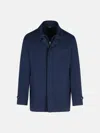 Fay 'morning' Blue Cotton Jacket In Blue