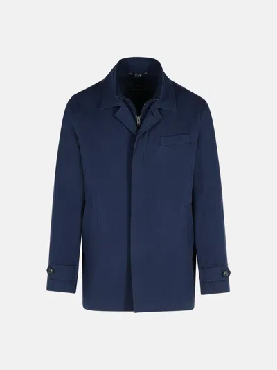 Fay 'morning' Blue Cotton Jacket