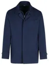 Fay Db Front Morning Jacket In Blue