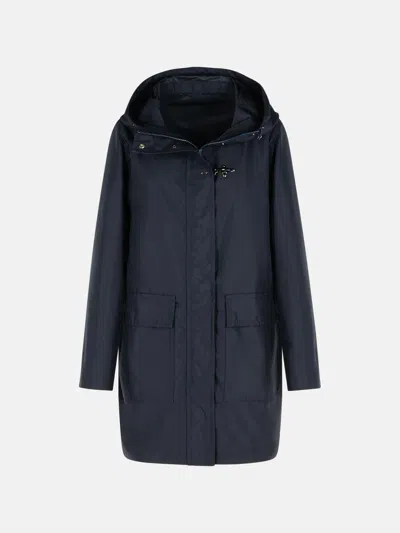 Fay 'morning' Blue Polyester Parka