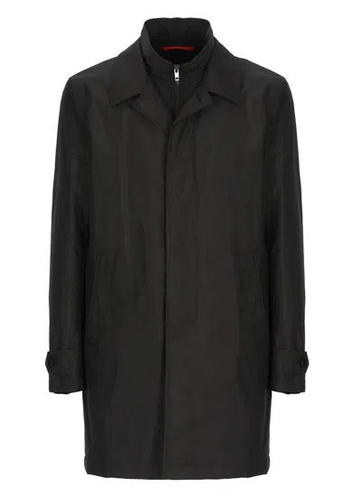 Fay Morning Coat In Black