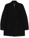 Fay Dark Navy Minimalist Jacket In Black