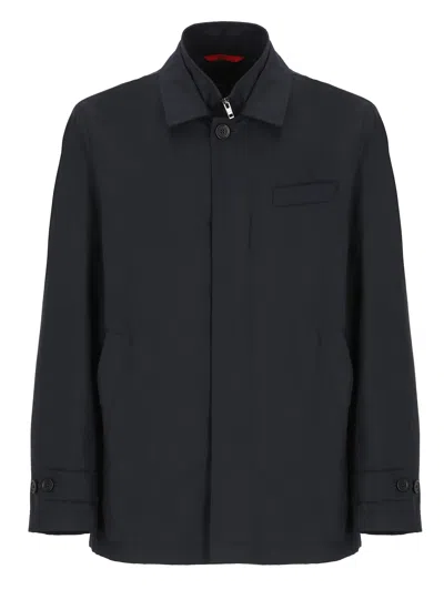 Fay Morning Coat In Blue
