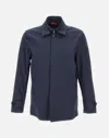 Fay Db Front Morning Jacket In Blue