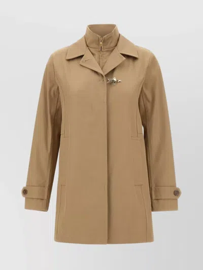 FAY MORNING COAT DOUBLE-FACE COTTON