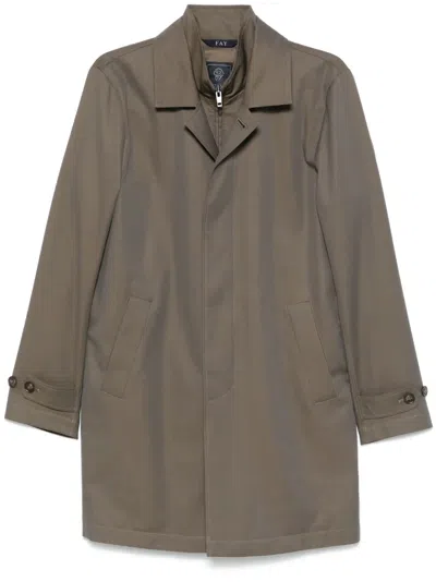Fay Morning Coat In Green