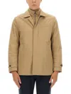 Fay Utility Jacket Featuring Multiple Pockets In Neutral