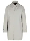 Fay 'morning' Grey Polyester Parka Men In Gray