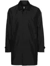 Fay Blue Nylon Morning Raincoat