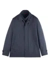Fay Morning Coat In Grey