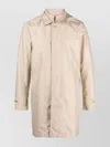 Fay Morning Long Jacket Side Pockets Point Collar In Multi