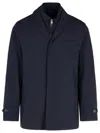 Fay Dark Navy Minimalist Jacket In Navy