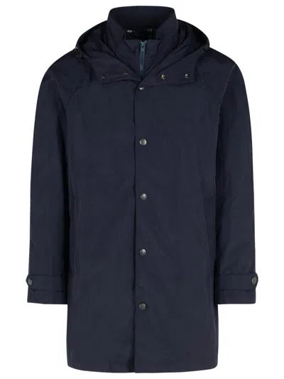 FAY FAY 'MORNING' NAVY POLYESTER PARKA MEN