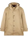 Fay Morning Parka Coat In Nude
