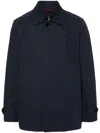 Fay Morning Button-up Jacket In Blue