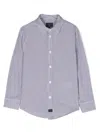 Fay Multicolor Cotton Shirt In Purple