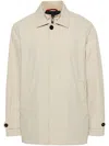 Fay Short Jacket Morning Side Pockets In Gray