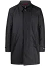 Fay Blue Nylon Morning Raincoat In Blue