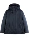 Fay Navy Blue Double Front Caban Jacket In Navy Blue