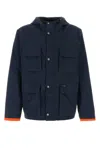Fay Navy Blue Nylon Windbreaker