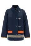 Fay Block Design Twill Jacket With Front Pockets