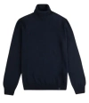 Fay Navy Blue Virgin Wool Sweater In Blue