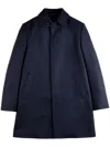 Fay Straight Wool-cashmere Blend Coat With Side Pockets