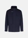 Fay Navy Polyamide Blend Jacket In Navy
