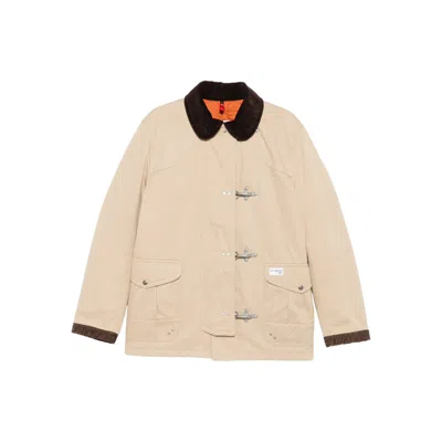 FAY FAY NEUTRALS COATS - SINGLE BREASTED COATS MEN