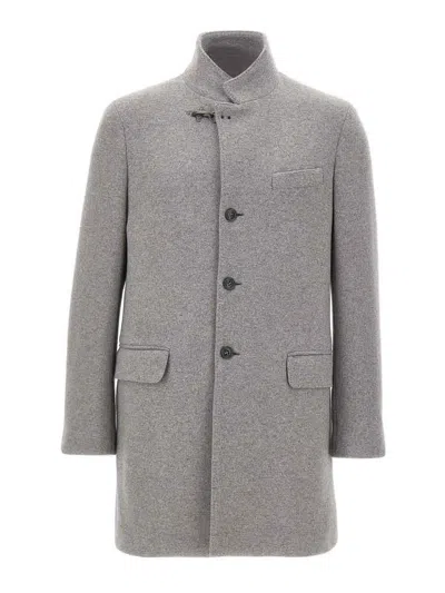 FAY NEW DUTY COAT GRIGIO