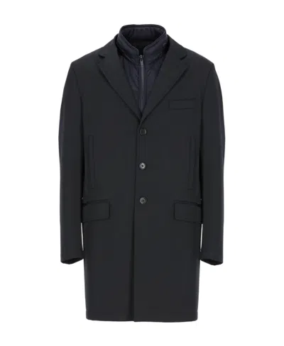 FAY NOTCHED-LAPEL SINGLE-BREASTED COAT