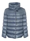 Fay Nylon Down Jacket With Hook In Blue