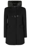 Fay Toggle Coat In Wool Cloth