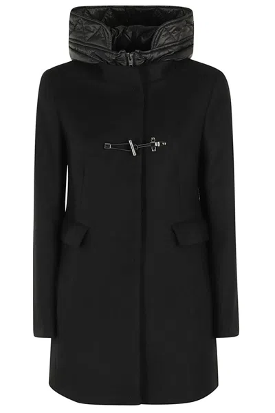 Fay Nylon Front Db Toggle Coat