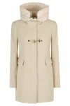 Fay Nylon Front Db Toggle Coat