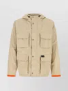 Fay Nylon Windbreaker With Hood And Pockets