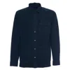 Fay Over-fit Canvas Shirt With Unique Texture