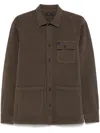 Fay Overshirt Featuring Multiple Pockets In Brown