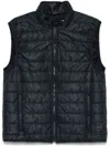 Fay Oxford Blue Jacket With Stand-up Collar In Black