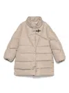 Fay Padded Coat In Neutrals