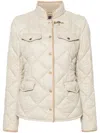 Fay Diamond-quilted Jacket In Pink