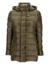 Fay Urban Down Jacket With Hood In Green