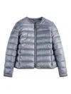 Fay Padded Zip-up Jacket In Gray