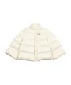 Fay Panelled Puffer Jacket In White