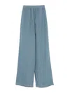 Fay Linen Trousers In Blue